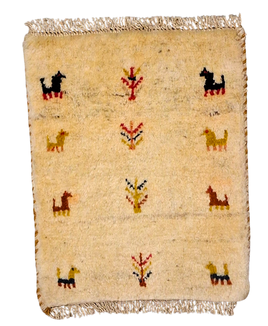 Persian Mini Rug - Equestrian Mosaic