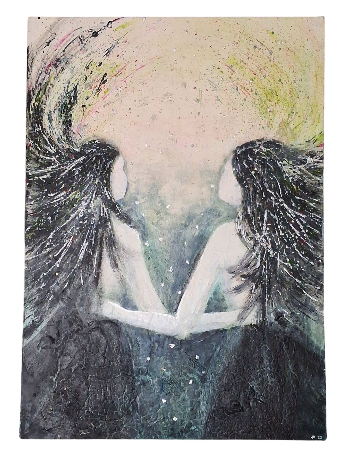 Painting - "After darkness, light. After despair, hope"