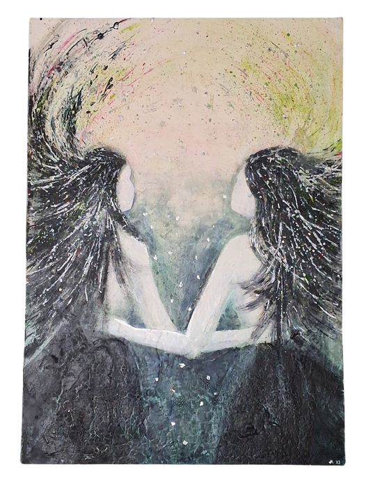 Painting - "After darkness, light. After despair, hope"